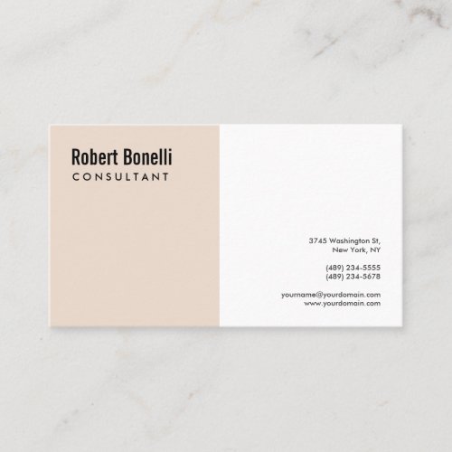Minimalist Professional Modern Custom Business Card