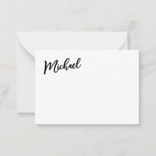 Minimalist Professional Modern Elegant Note Card