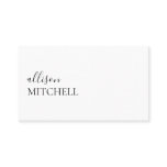Minimalist Professional Modern Elegant Script Business Card Minimalist Professional Modern Elegant Script Business Card
