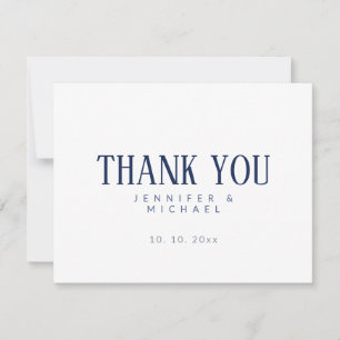 Minimalist Professional Modern Elegant Thank You Card