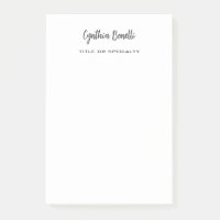 Minimalist Professional Modern Handwritten