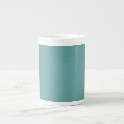 Minimalist Professional Modern Plain Cadet Blue Bone China Mug