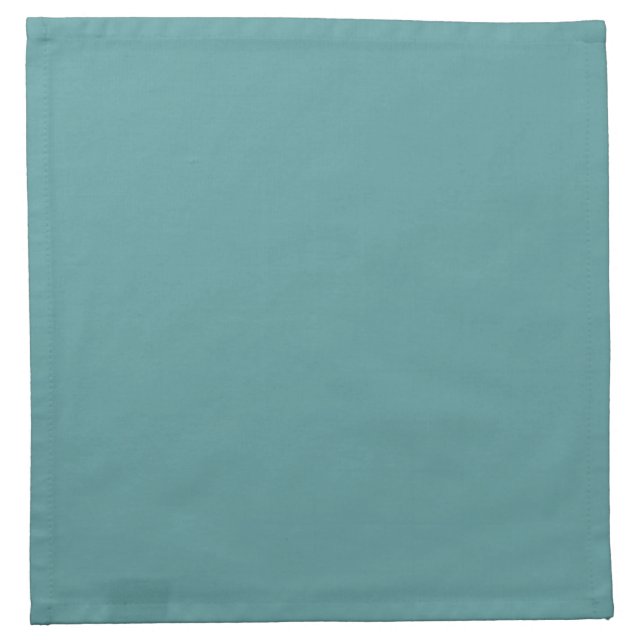 Minimalist Professional Modern Plain Cadet Blue Cloth Napkin (Front)
