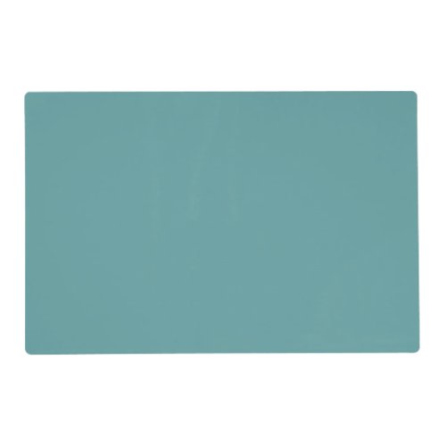 Minimalist Professional Modern Plain Cadet Blue Placemat