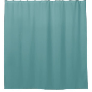 Minimalist Professional Modern Plain Cadet Blue Shower Curtain