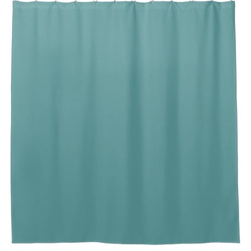 Minimalist Professional Modern Plain Cadet Blue Shower Curtain