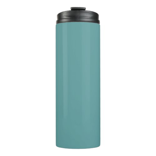 Minimalist Professional Modern Plain Cadet Blue Thermal Tumbler