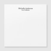Minimalist Professional Modern Plain Name Card (Front)