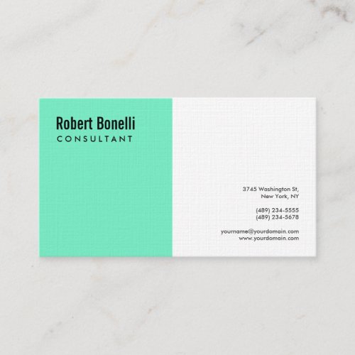 Minimalist Professional Modern Premium Linen Business Card
