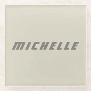 Minimalist Professional Modern Science Fiction Glass Coaster