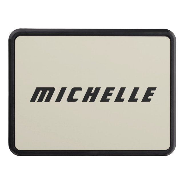 Minimalist Professional Modern Science Fiction Hitch Cover (Front)