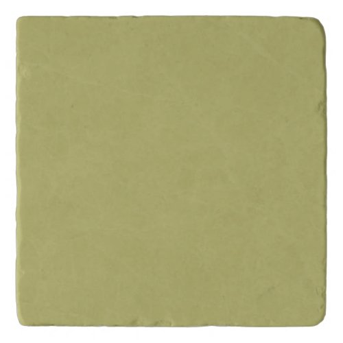 Minimalist Professional Modern Solid Olive Green Trivet