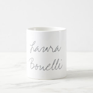 Minimalist Professional Modern Your Name Coffee Mug