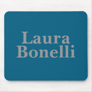 Minimalist Professional Modern Your Name Mouse Pad