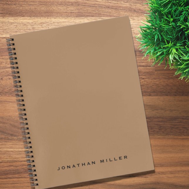 Minimalist Professional Monogram Name Notebook (Creator Uploaded)
