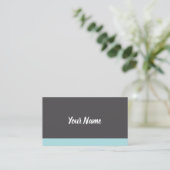 Minimalist professional new business card (Standing Front)