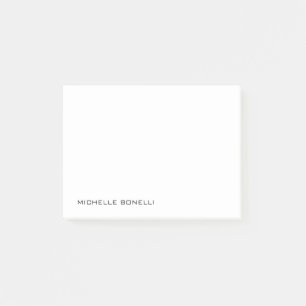 Minimalist Professional Plain Modern Post-it Notes
