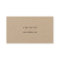 Minimalist Professional Rustic Kraft