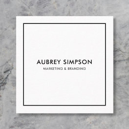 Minimalist Professional Simple Business Card