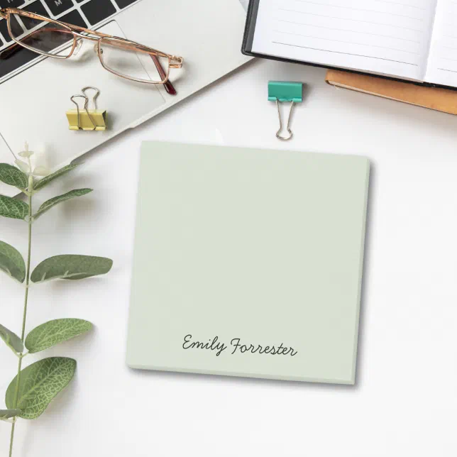 Post It Note Simple Minimalist Professional Simple Post-it Notes | Zazzle
