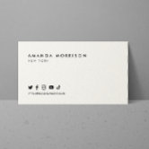 Blue White Frame Global CEO Business Card | Zazzle