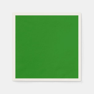 Minimalist Professional Solid India Green Color Napkins