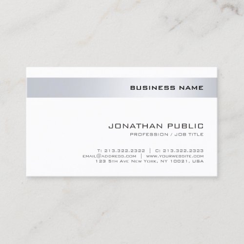 Minimalist Professional Template Elegant Modern Business Card