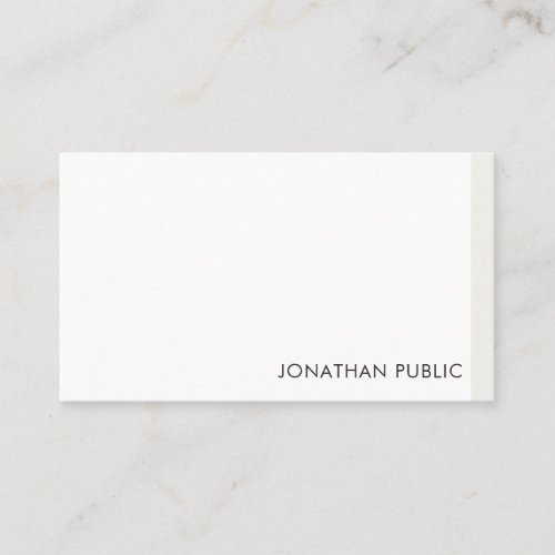 Minimalist Professional Template Modern Elegant Business Card