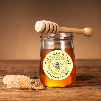 Minimalist Pure Raw Honey 100% Natural Unfiltered Labels
