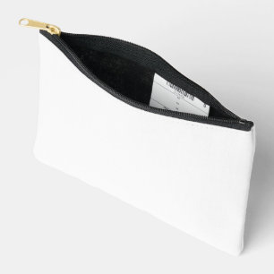 Minimalist Pure White Pouch for Small Item Storage