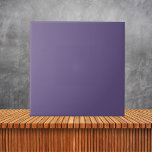 Minimalist Purple African Violet solid color  Ceramic Tile<br><div class="desc">Minimalist  purple African Violet solid color</div>