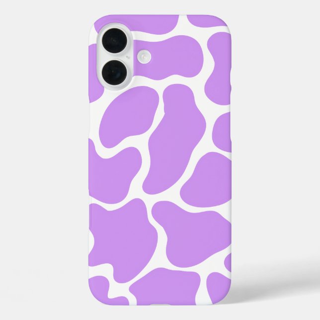 Minimalist Purple Cow Print  Case-Mate iPhone Case (Back)