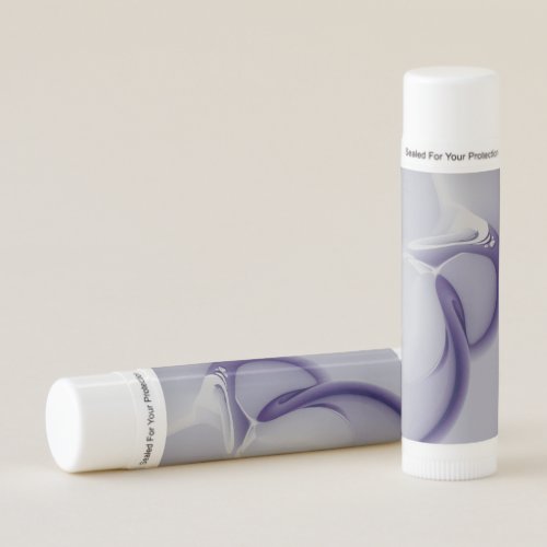 Minimalist Purple Fluid Art Spiral Planner Lip Balm