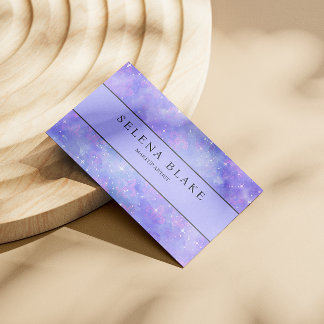 Minimalist Purple | Sleek & Professional Aesthetic Business Card