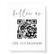 Minimalist QR Code Follow Us on Instagram