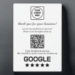 Minimalist QR Code | Modern Clean Custom Design Plaque<br><div class="desc">Keep your business or event professional and sleek with this minimalist QR code design. Perfect for cafés,  offices,  boutiques,  or events,  this modern layout allows customers to scan your website or social media instantly. Fully customizable,  clean,  and stylish — ideal for promoting your brand elegantly.</div>