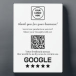 Minimalist QR Code | Modern Clean Custom Design Plaque<br><div class="desc">Keep your business or event professional and sleek with this minimalist QR code design. Perfect for cafés,  offices,  boutiques,  or events,  this modern layout allows customers to scan your website or social media instantly. Fully customizable,  clean,  and stylish — ideal for promoting your brand elegantly.</div>