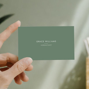 Minimalist QR Code Professional Business Card