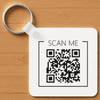 Minimalist QR Code Scan Me Business