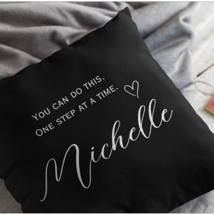 Minimalist Quote   You Can Do This Personalized Throw Pillow