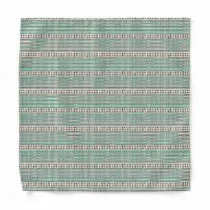 Minimalist raffia mesh lines strokes dashed muted bandana