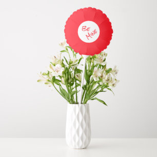 Minimalist Red Be Mine Valentine  Balloon