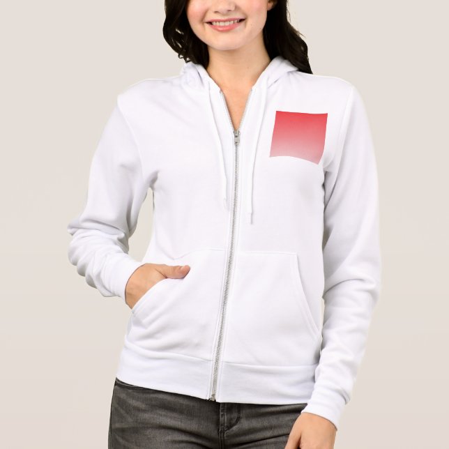 Minimalist Red Gradient Hoodie | Premium Streetwea (Front)