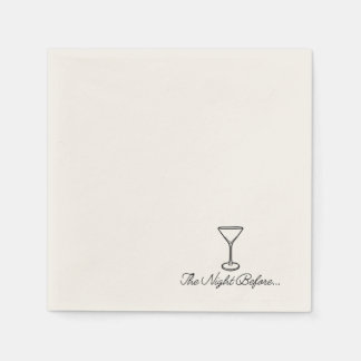 Minimalist Rehearsal dinner Napkin