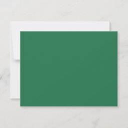 Minimalist Retro Typewriter Custom Kelly Green Note Card | Zazzle