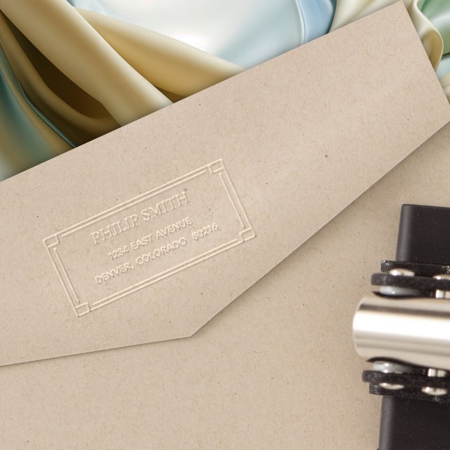 Minimalist return address  embosser (Creator Uploaded)