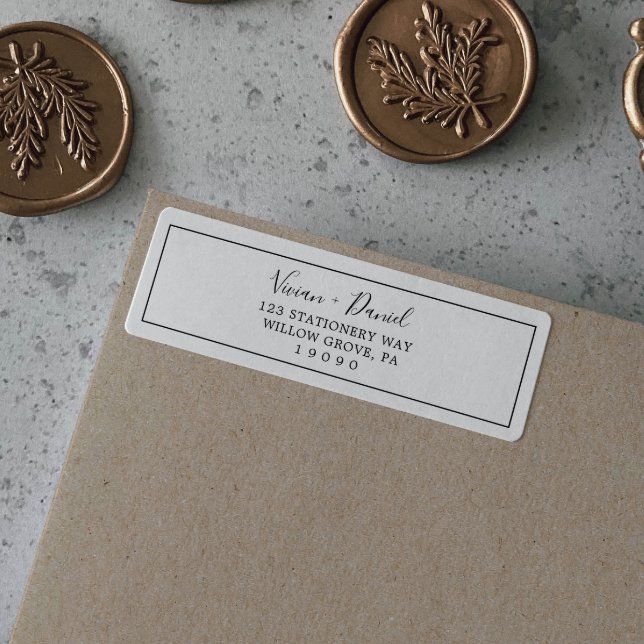 Minimalist Return Address Label (Creator Uploaded)