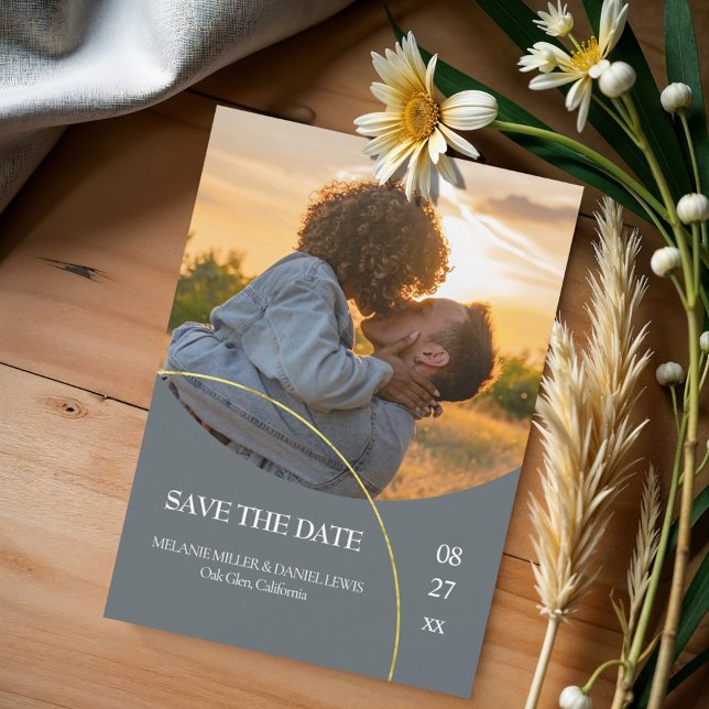 Minimalist Rings "Save The Date" Invitation (Creator Uploaded)