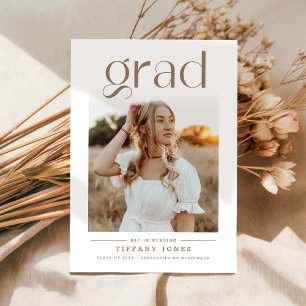 Minimalist RN Nurse Graduation Party Invitation Postcard