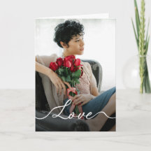 Minimalist Romantic Custom Photo